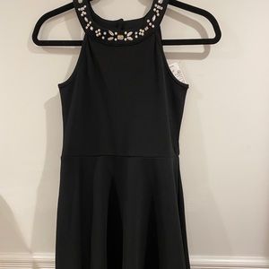 A black dress